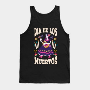 Dia De Los Muertos - Skull Tank Top